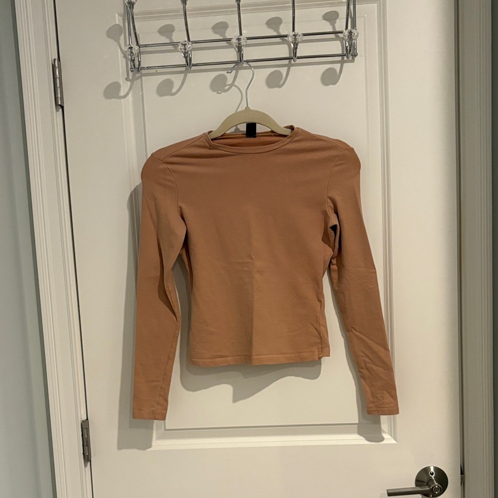 Tan Long Sleeve Tee
